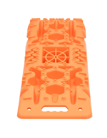 Tavole di Trazione 2 pz Arancioni 107x31x7 cm Nylon