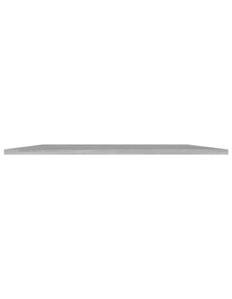 Ripiani per Libreria 8pz Grigio Cemento 80x30x1,5cm Multistrato