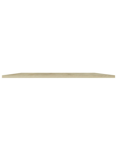 Ripiani per Libreria 4pz Rovere Sonoma 100x50x1,5cm Multistrato