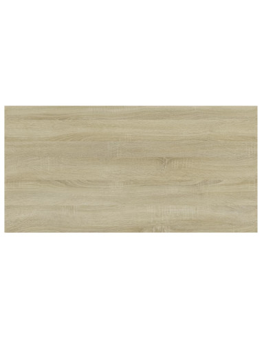 Ripiani per Libreria 4pz Rovere Sonoma 100x50x1,5cm Multistrato