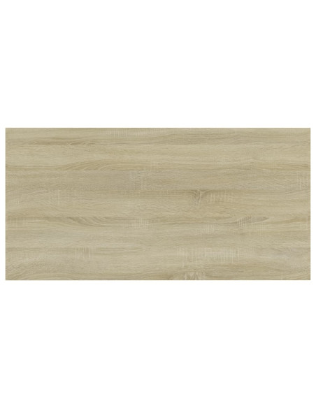 Ripiani per Libreria 4pz Rovere Sonoma 100x50x1,5cm Multistrato