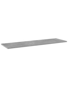 Ripiani Libreria 8pz Grigio Cemento 100x30x1,5cm Multistrato 2