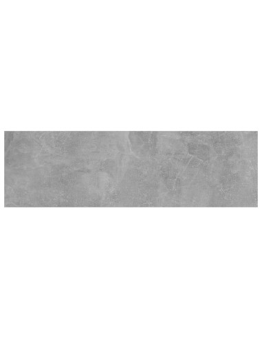 Ripiani Libreria 8pz Grigio Cemento 100x30x1,5cm Multistrato