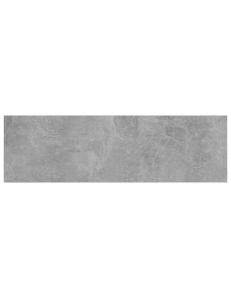 Ripiani Libreria 8pz Grigio Cemento 100x30x1,5cm Multistrato