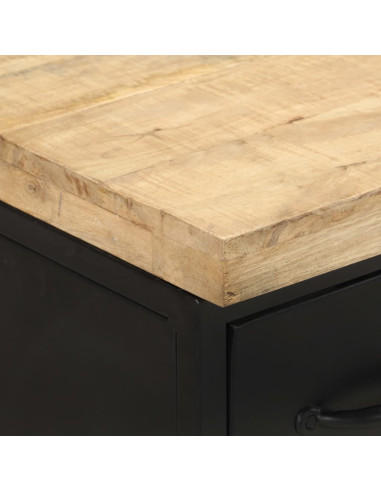 Credenza 47x35x76 cm in Legno di Mango Grezzo