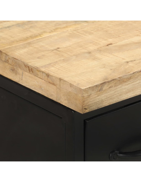 Credenza 47x35x76 cm in Legno di Mango Grezzo