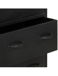 Credenza 47x35x76 cm in Legno di Mango Grezzo 2