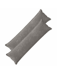 Federa 2 pcs HOUTEN Grigio Scuro 40 x 145 cm Tessuto Chenille