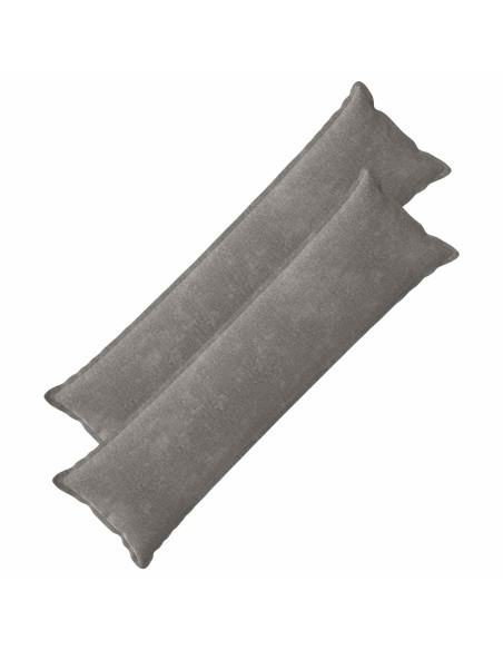 Federa 2 pcs HOUTEN Grigio Scuro 40 x 145 cm Tessuto Chenille