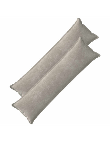 Federa 2 pcs HOUTEN Grigio Chiaro 40 x 145 cm Tessuto Chenille