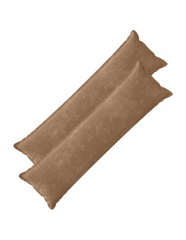 Federa 2 pcs HOUTEN Marrone 40 x 145 cm Tessuto Chenille