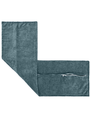 Federa 2 pcs HOUTEN Blu 40 x 145 cm Tessuto Chenille