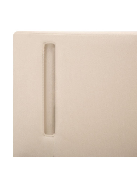 Giroletto con LED Crema e Grigio Scuro in Tessuto 100x200 cm