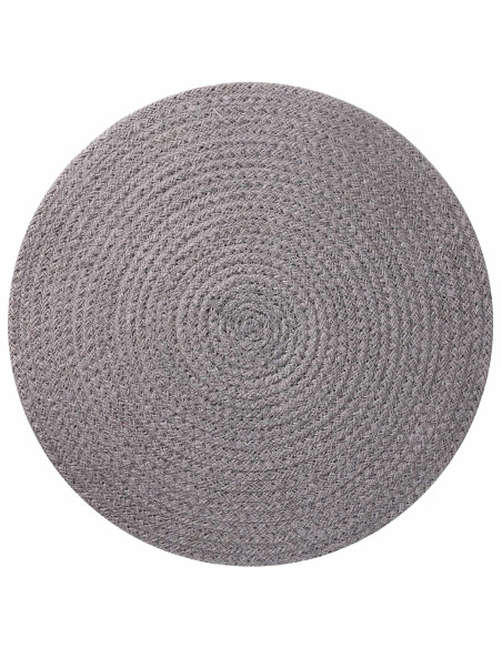 Sottobicchieri in juta 4 pcs Grigio Ø 30 cm 100% Juta Tossa