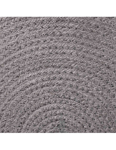 Sottobicchieri in juta 6 pcs Grigio Ø 30 cm 100% Juta Tossa