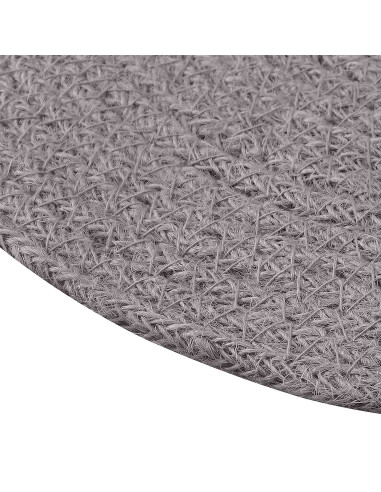 Sottobicchieri in juta 12 pcs Grigio Ø 30 cm 100% Juta Tossa
