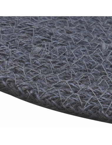 Sottobicchieri in juta 4 pcs Grigio scuro Ø 30 cm