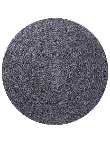 Sottobicchieri in juta 6 pcs Grigio scuro Ø 30 cm