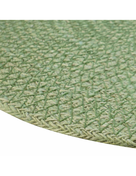 Sottobicchieri in juta 4 pcs Verde oliva Ø 30 cm