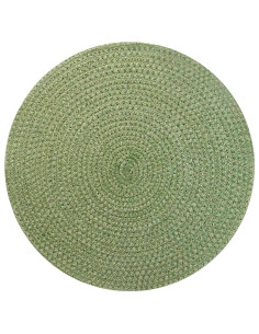 Sottobicchieri in juta 6 pcs Verde oliva Ø 30 cm 2