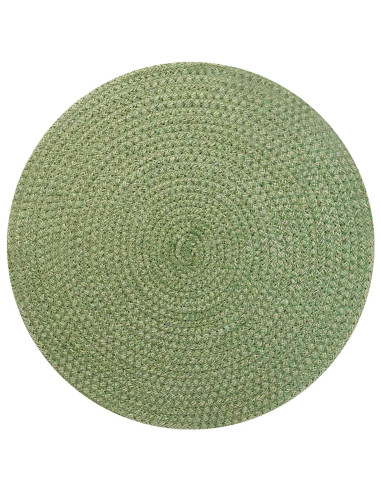 Sottobicchieri in juta 6 pcs Verde oliva Ø 30 cm