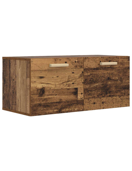 Armadietto a muro A parete Legno antico 80 x 36,5 x 35 cm