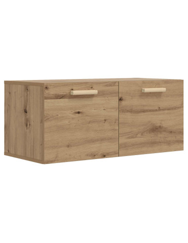 Armadietto a muro A parete Rovere artigianale 80 x 36,5 x 35 cm