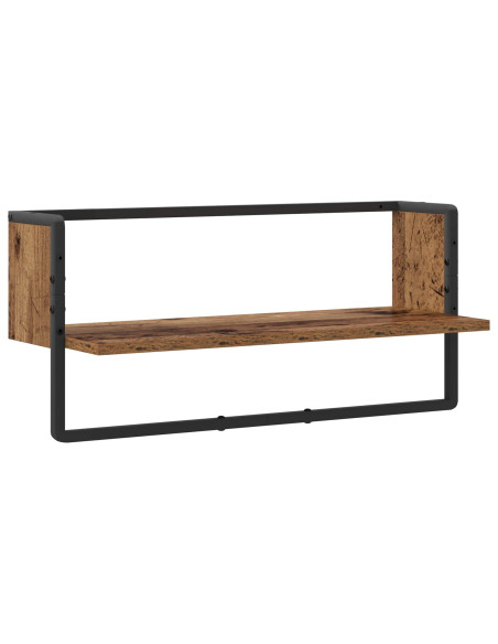 Scaffale da parete A parete Legno antico 65 x 25 x 30 cm