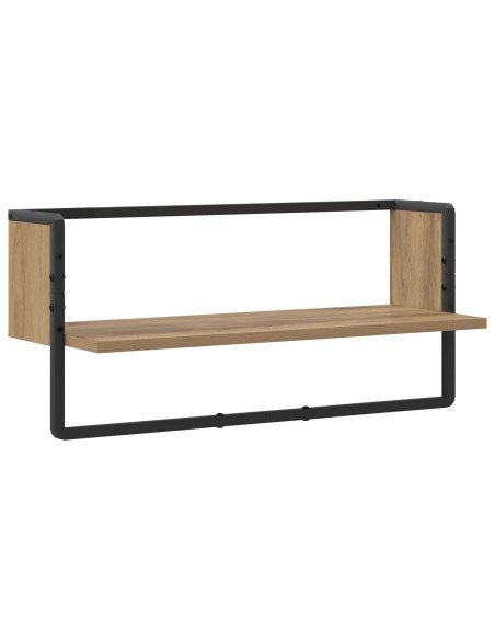 Scaffale da parete A parete Rovere artigianale 65 x 25 x 30 cm