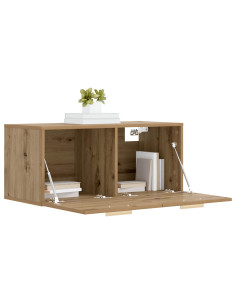 Armadietto a muro A parete Rovere artigianale 80 x 36,5 x 35 cm 2