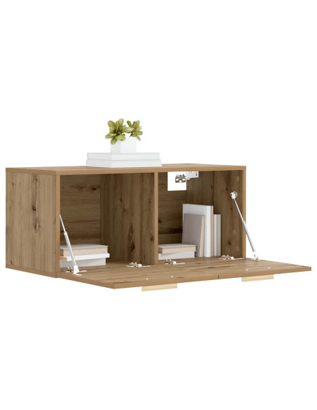 Armadietto a muro A parete Rovere artigianale 80 x 36,5 x 35 cm