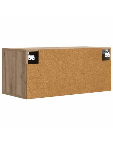 Armadietto a muro A parete Rovere artigianale 80 x 36,5 x 35 cm