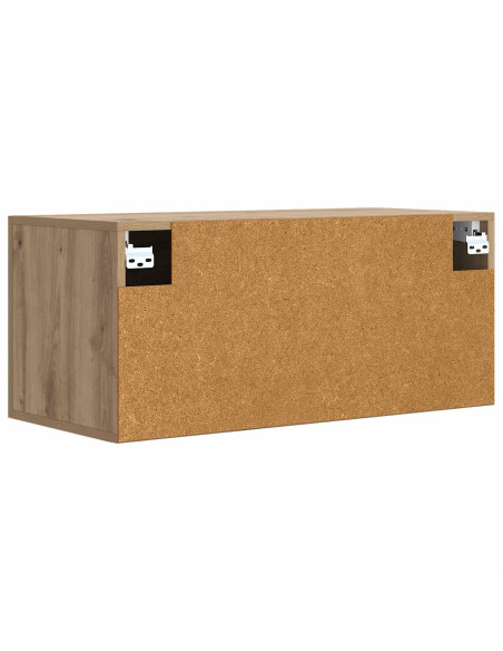 Armadietto a muro A parete Rovere artigianale 80 x 36,5 x 35 cm
