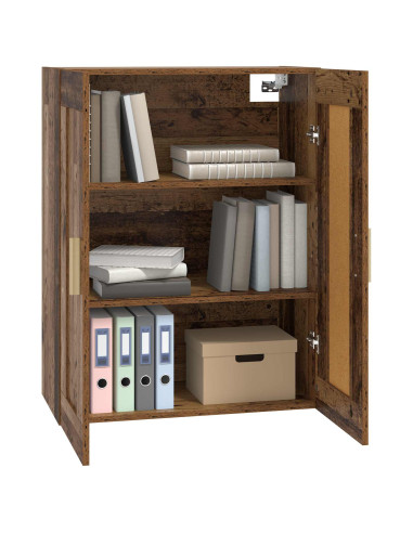 Armadietto a muro A parete Legno antico 69,5 x 34 x 90 cm