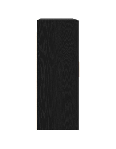Armadietto a muro A parete Rovere nero 69,5 x 34 x 90 cm