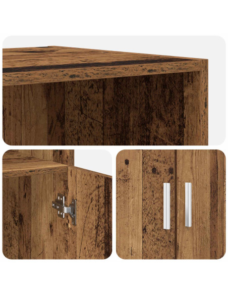 Credenza Legno antico 70 x 42,5 x 185 cm Legno ingegnerizzato