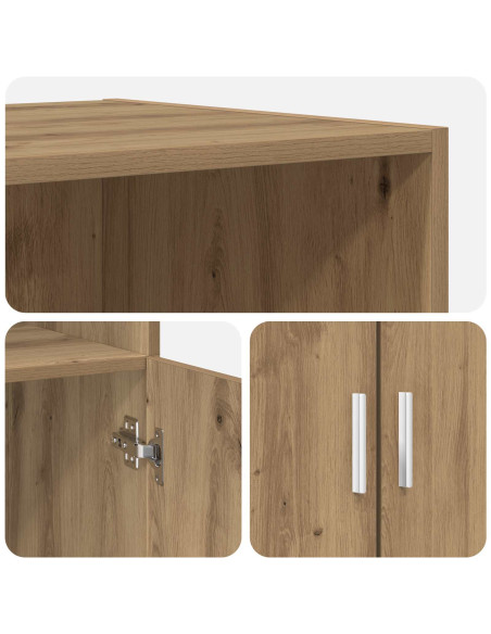 Credenza Rovere Artigianale 70 x 42,5 x 185 cm