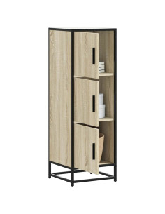 Credenza Rovere Sonoma Legno Multistrato Metallo