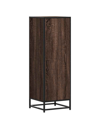 Credenza Rovere Marrone Legno Multistrato Metallo