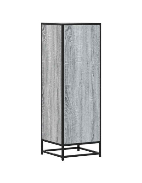 Credenza Grigio Sonoma Legno Multistrato Metallo