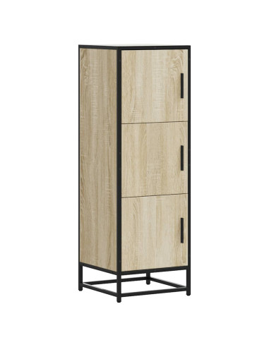 Credenza Rovere Sonoma Legno Multistrato Metallo