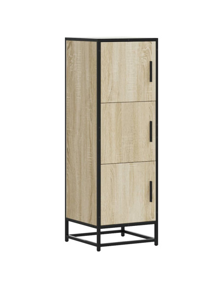 Credenza Rovere Sonoma Legno Multistrato Metallo