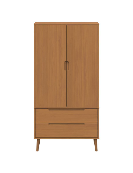 Guardaroba MOLDE Caramello 90 x 55 x 175 cm