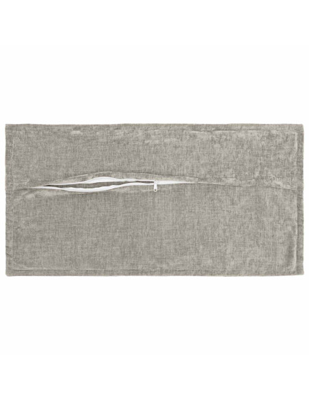 Federa 2 pcs HOUTEN Grigio Chiaro 40 x 80 cm Tessuto Chenille
