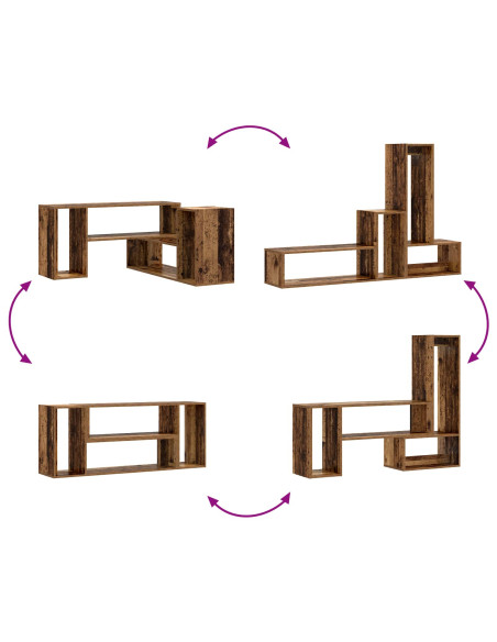 Mobile TV 100 x 30 x 50 cm Legno antico Legno ingegnerizzato