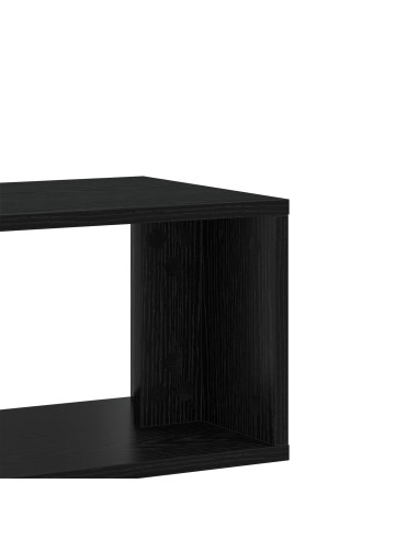 Mobile TV 100 x 30 x 50 cm Rovere Nero Legno ingegnerizzato