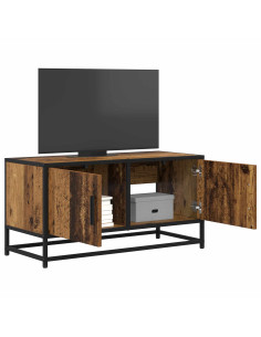 Mobile TV 80 x 34,5 x 40 cm Legno antico Legno ingegnerizzato 2