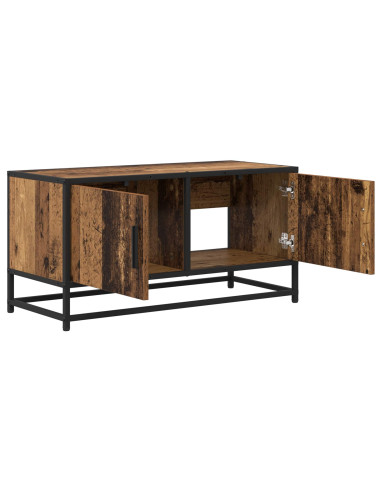 Mobile TV 80 x 34,5 x 40 cm Legno antico Legno ingegnerizzato