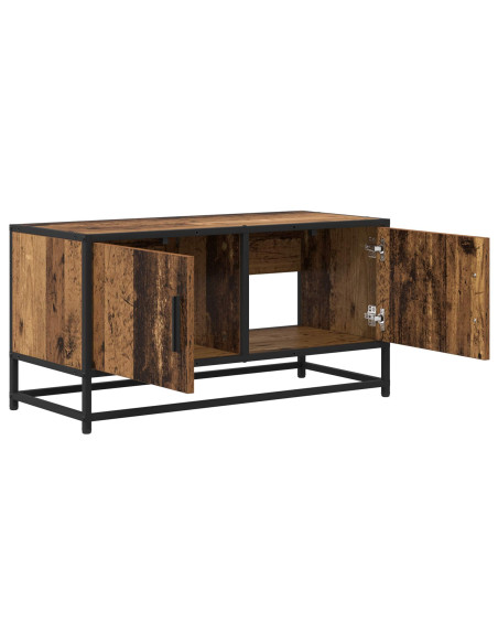 Mobile TV 80 x 34,5 x 40 cm Legno antico Legno ingegnerizzato