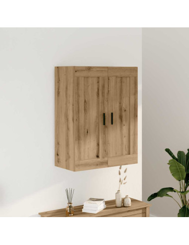 Mobile a Parete Rovere Artigianale 69,5x34x90 cm in Truciolato